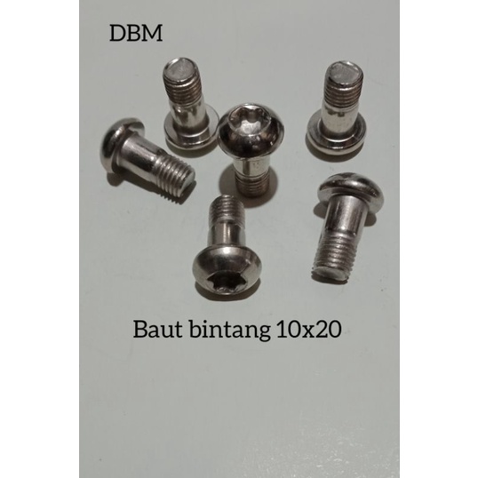 Baut bintang rem M.10x20 Vixion