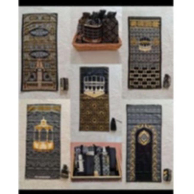 SAJADAH TRAVELING  HITAM / POCKET / SAKU / SAJADAH TRAVEL / SAJADAH TURKI /