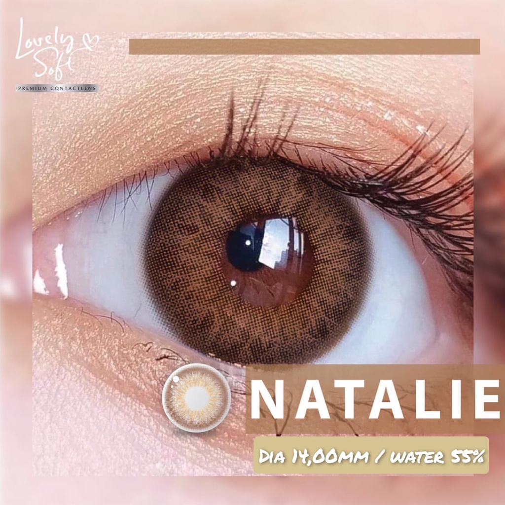 SOFTLENS LOVE NATALIE BROWN / KONTAK LENSA