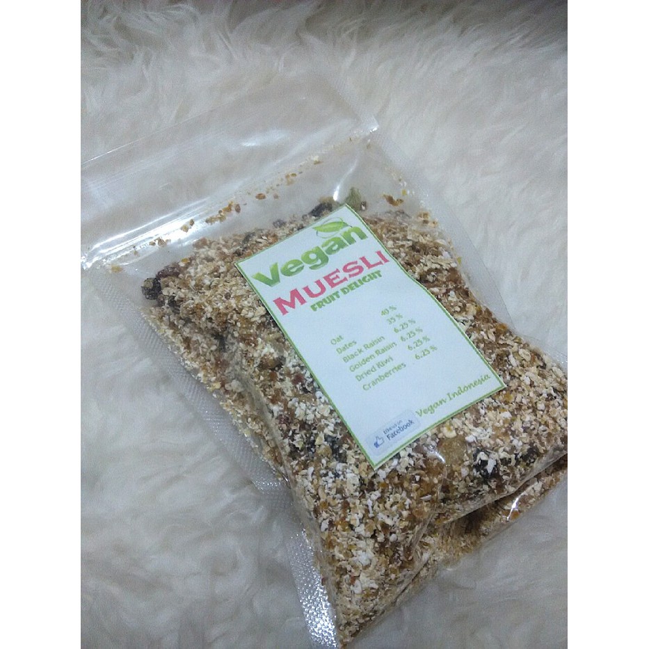

Vegan Muesli Fruit Delight 500 gr