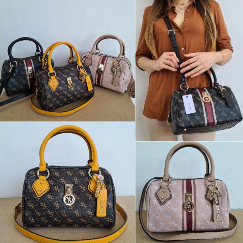 Jual Guess Jensen Bowling Bag Indonesia Shopee Indonesia