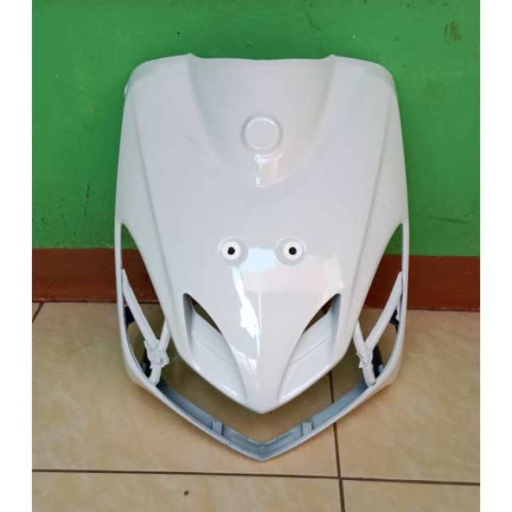 Tameng Dasi Panel Cover Body Bodi Depan Yamaha Mio New Smile 2008 2009 2010 2011 2012 Warna putih Ku