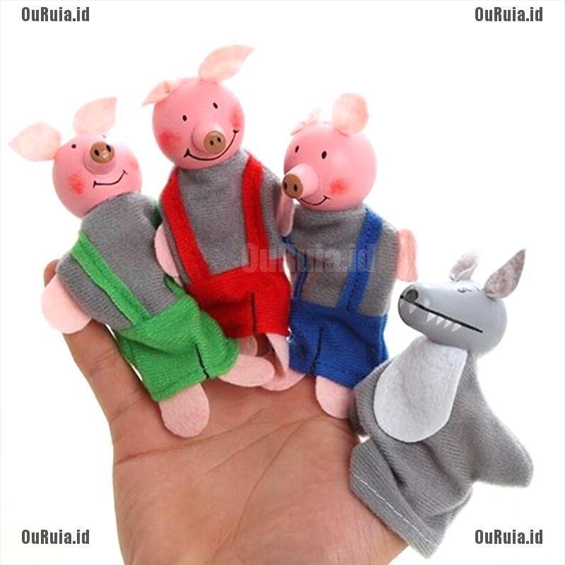 three little pigs toy set
