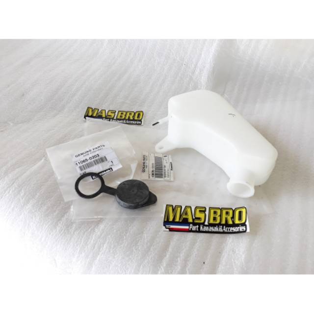 tempat tabung botol air Radiator dan CAP tutup Ninja R SS ori