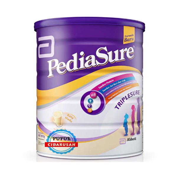 Pediasure Triplesure Coklat/Vanila/Madu 850GR/popokcibarusah