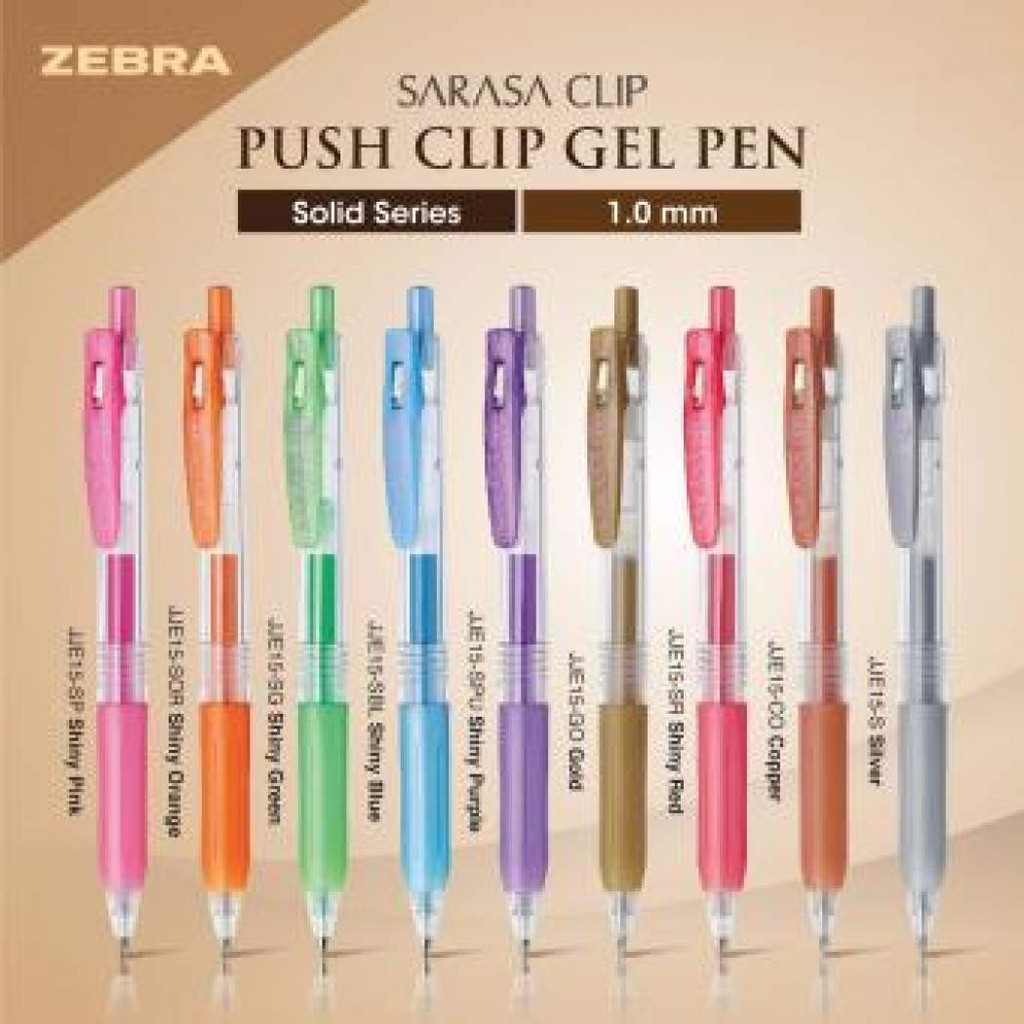 

Pulpen Gel Sarasa Clip 1.0mm