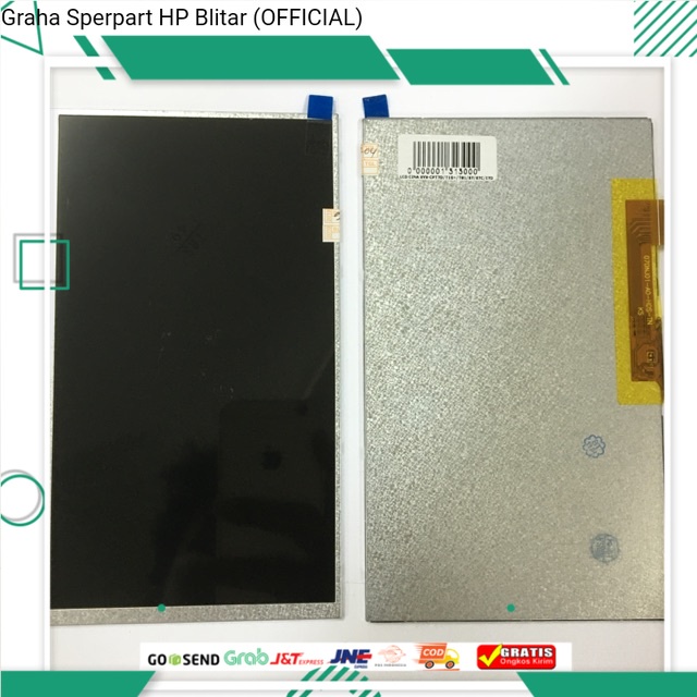 LCD ONLY TAB ADVAN T1G+ / S7 / S7C / I7D / LCD ADVAN TAB T1G PLUS