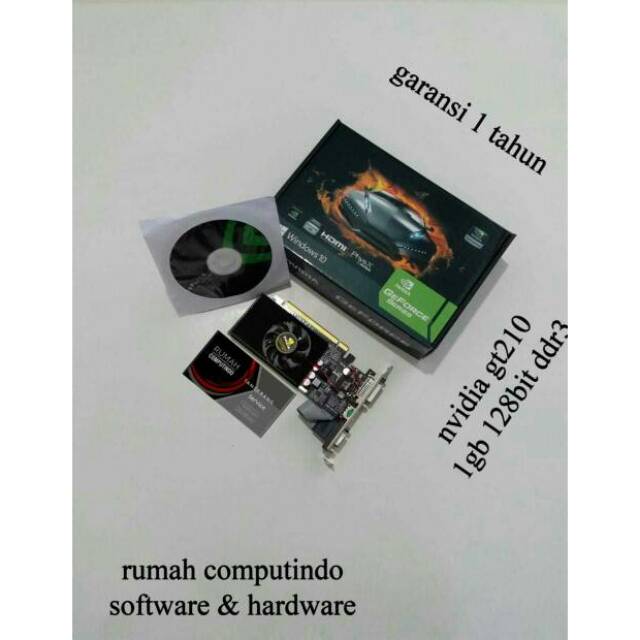 VGA CARD NVIDIA GT210 1GB 64BIT DDR2 BARU.BERGARANSI