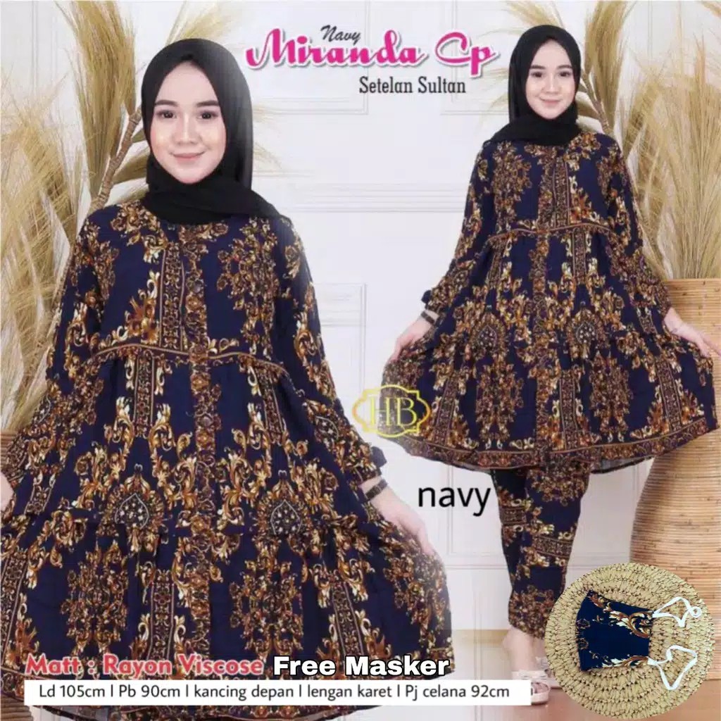 COD SETELAN SULTAN FREE MASKER BAHAN RAYON VISCOSE // STELAN MEWAH // ONE SET SULTAN// SETELAN RUMAH