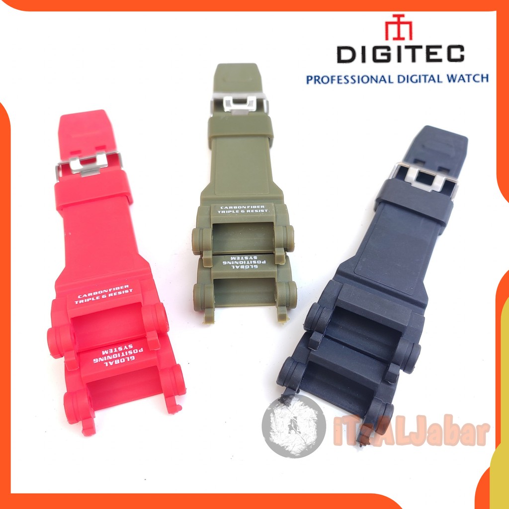 Tali jam tangan Digitec DG 2120T Rubber strap Tali jam Digitec 2120