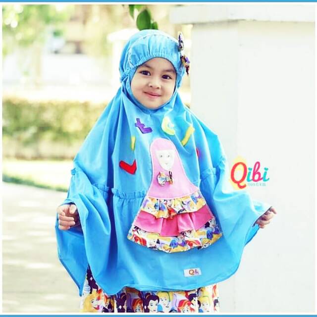 Mukena anak / syari / hijab / setelan Qibi
