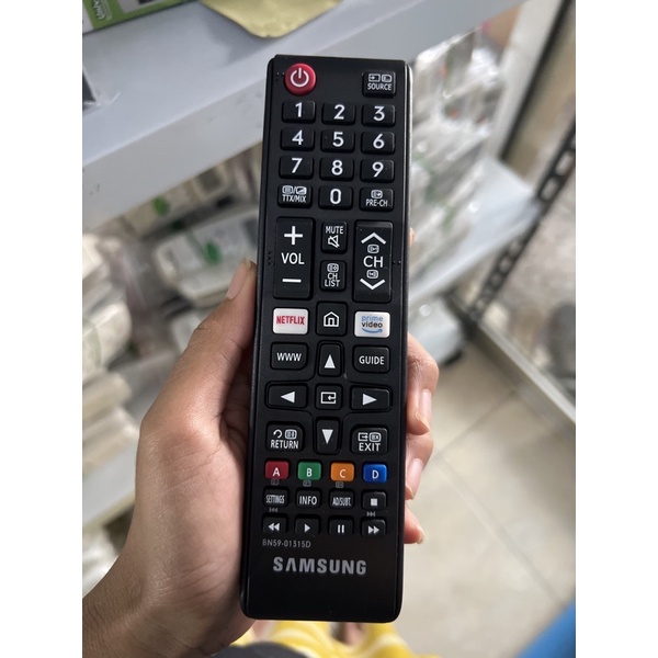 REMOTE REMOT SMART TV SAMSUNG LED 4K NETLIX ORIGINAL ASLI