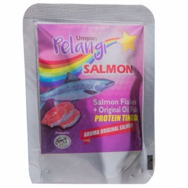 Umpan Pelangi Salmon