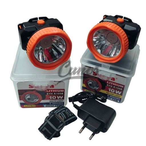 Sale Senter Kepala Selam 10 Watt Surya Astro Syh K105R / Syh K106R Sale