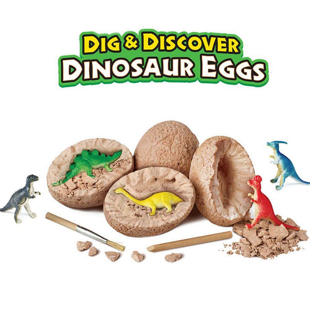 Lanfy Dinosaurus Menggali Telur Kit Unik Anak Laki-Laki/Perempuan Hadiah Ulang Tahun Mainan Arkeologi Dino Telur Alat Gali Dinosaurus Mainan Edukasi