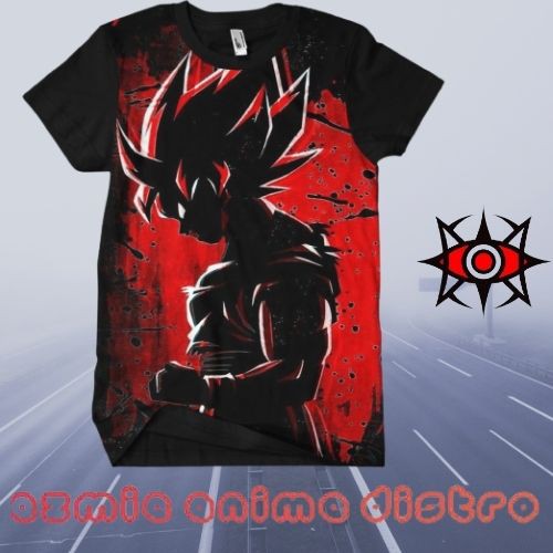kaos 3D Fullprint Anime Dragon Ball Songoku