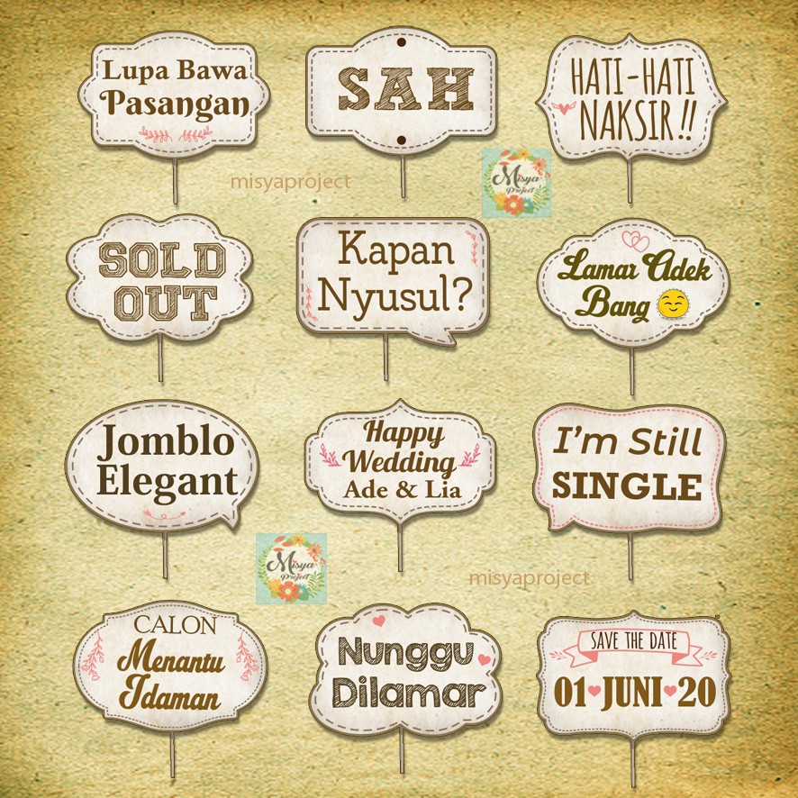 PROMO! TOP 7 Pilihan PHOTOPROP isi 4 ACC PHOTOBOOTH PHOTO PROPS HIASAN
DEKOR WEDDING PERNIKAHAN BIRTHDAY RUSTIC VINTAGE