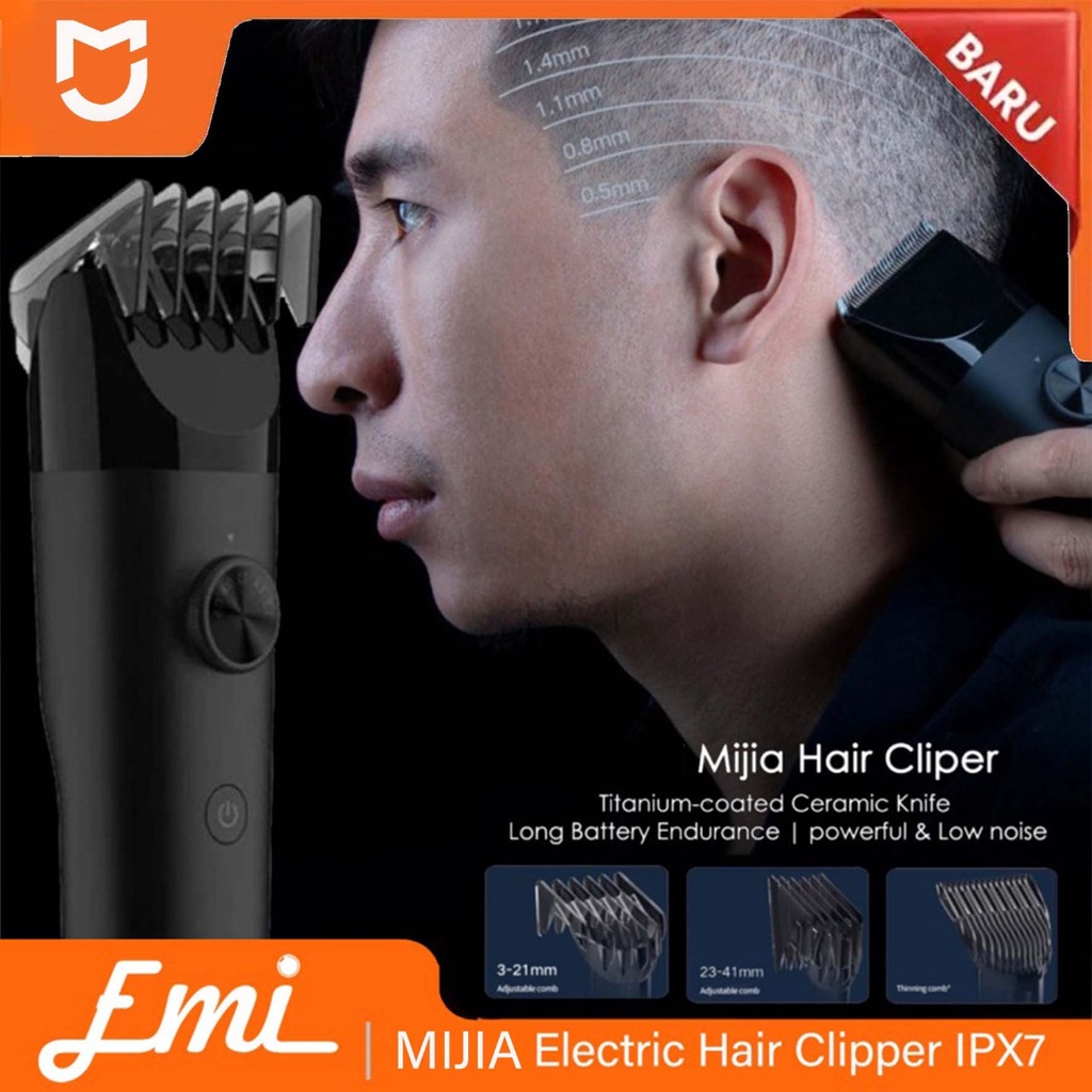 Mijia Electric Hair Clipper IPX7 Alat Cukur Rambut