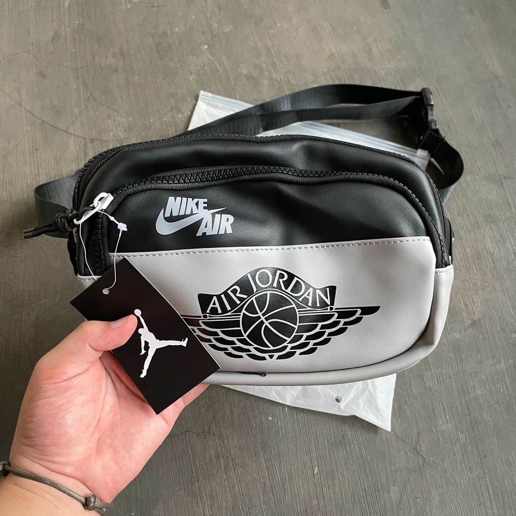 Waistbag Jordan Wings Festival / Tas Nike Jordan Tas Pria Wanita Tas Selempang Kulit