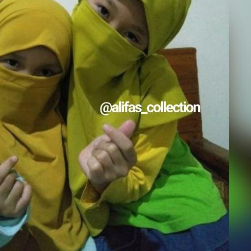 ✦ jilbab Aisyah anak, bergo cadar anak, Khimar muthia kids,kerudung anak - Army ♥