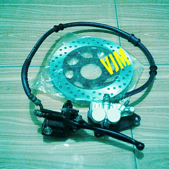 CAKRAM SET ASSY KOMPLIT SUPRA X LAMA  SUPRA FIT LAMA PIRINGAN MASTER REM KALIPER SELANG KOMPLIT