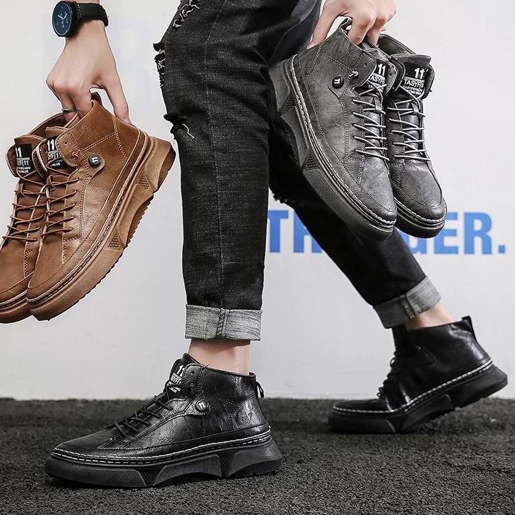 Stok Terbaru Sepatu Boot Pria Import MARTIN LUTHER Boot PNY - Sepatu Boot Retro Casual