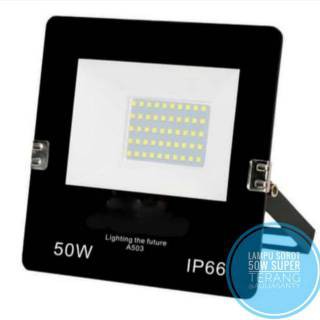 Lampu Led Sorot 50w 50 Watt w Tembak Lapang Taman Panggung Super Terang Garansi