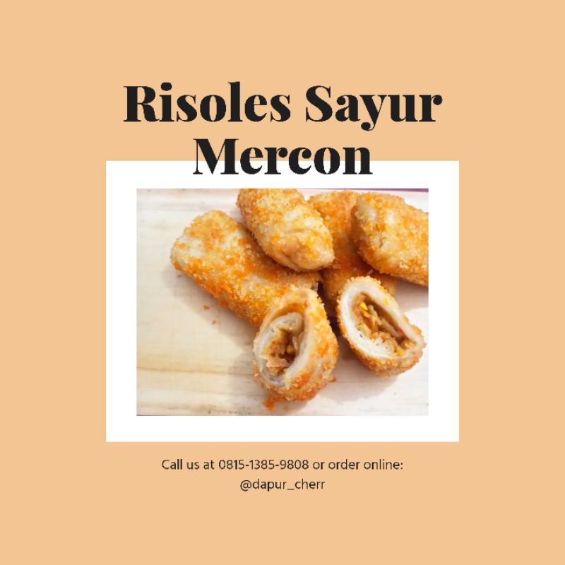 

Risoles Sayur Mercon