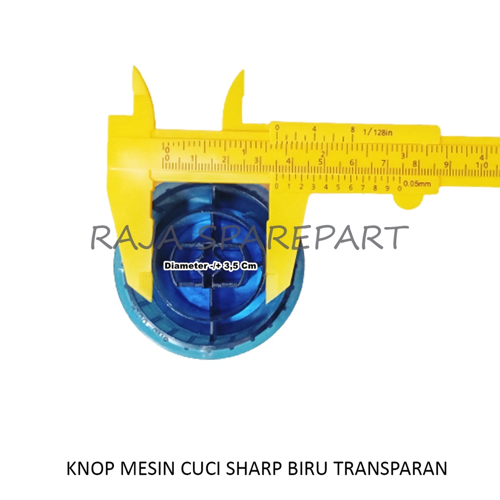 KNOP MESIN CUCI SHARP BIRU TRANSPARAN