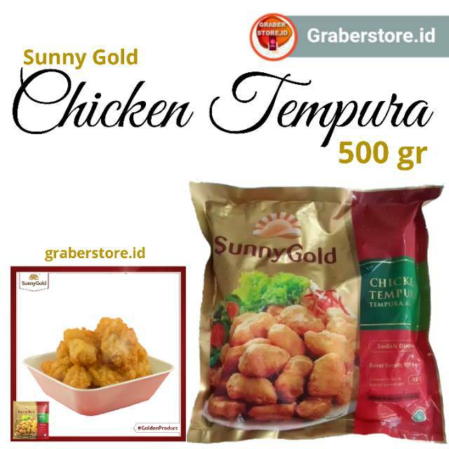 

Sunny Gold Chicken Tempura 500GR / tempura ayam sunnygold
