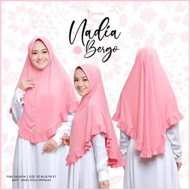 KHIMAR INSTAN AYUNDYA NADIA BERGO