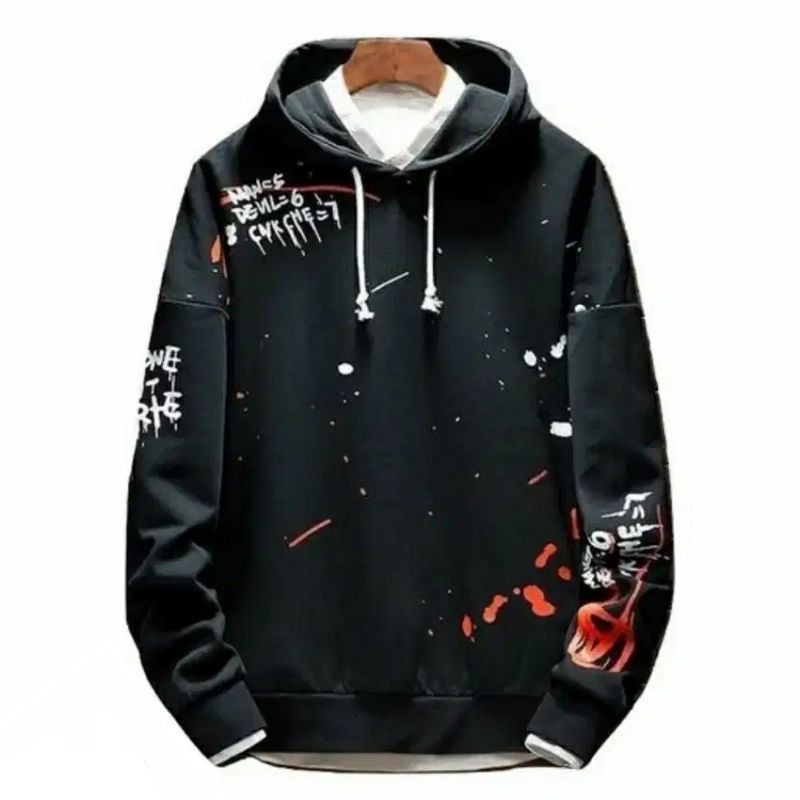 jaket Hoodie pria/wanita MORTE