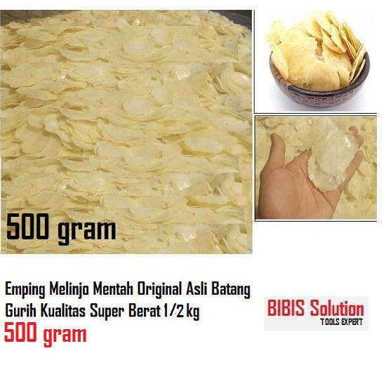 

EMPING MELINJO SETENGAH KG KRUPUK EMPING MLINJO KERIPIK MENTAH 500 Gram