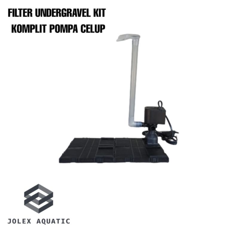 paket filter aquarium undergravel / filter undergravel aquarium 40-60 CM