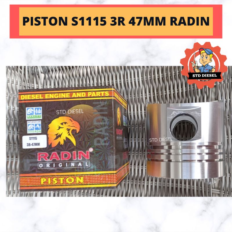 PISTON S1115 ZS1115 3R RADIN SEKER DIESEL ENGINE MESIN DIESEL