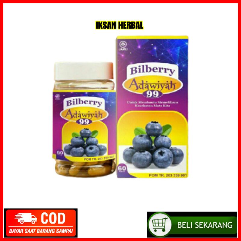 Kapsul Bilberry Adawiyah 99 /Extrack Bilberry Adawiyah 99 / Suplemen Mata