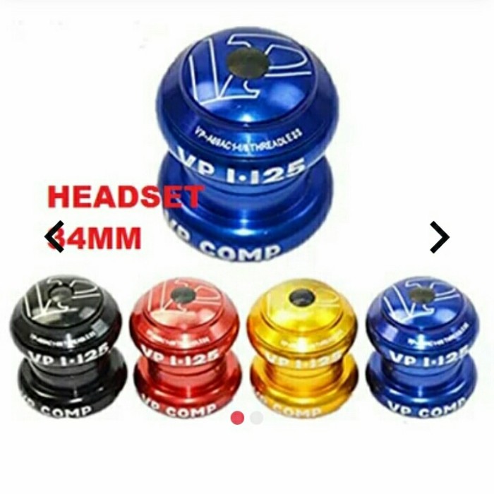 Headset VP 34 mm Sepeda MTB BALAP BMX 34MM Head set Threadless sepeda