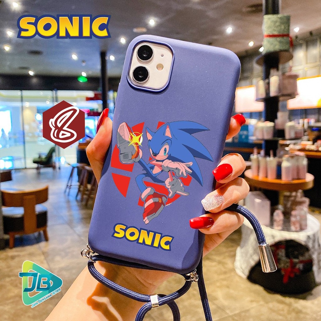 Softcase Slingcase Tali Lanyard Candy SONIC Samsung J2 J3 A5 J5 J7 J7+ 2016 Duo Pro Prime JB3707