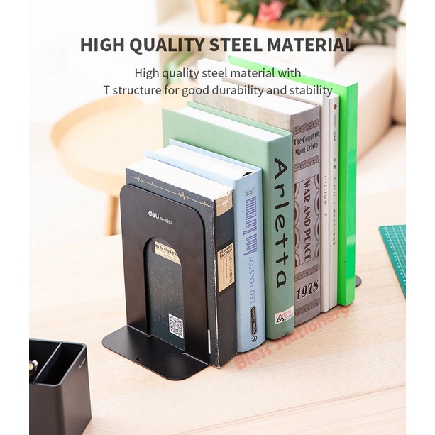 

Menakjubkan Deli Book End / Penahan Buku Pembatas Buku (E9262) Hemat