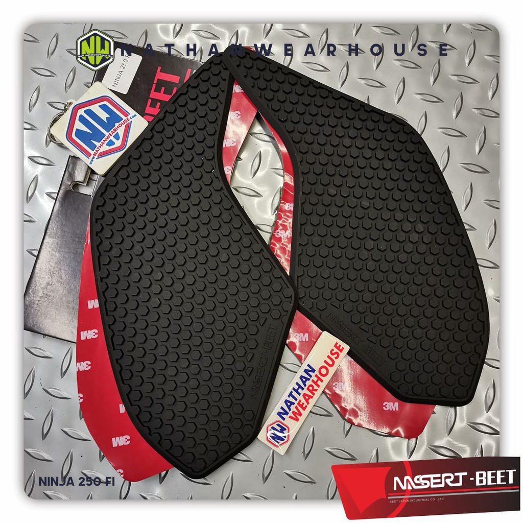 Tankpad Tankgrip Sidepad SideGrip Rubber Karet Tangki Premium Ninja 250 Fi Old Z250