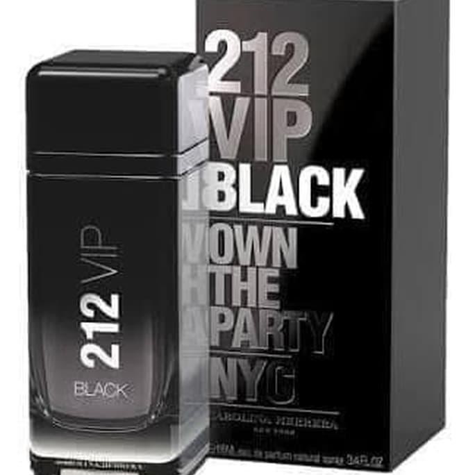 New Parfum Original Ch 212 Vip Men Black Edp 100 Ml Unbox Reject