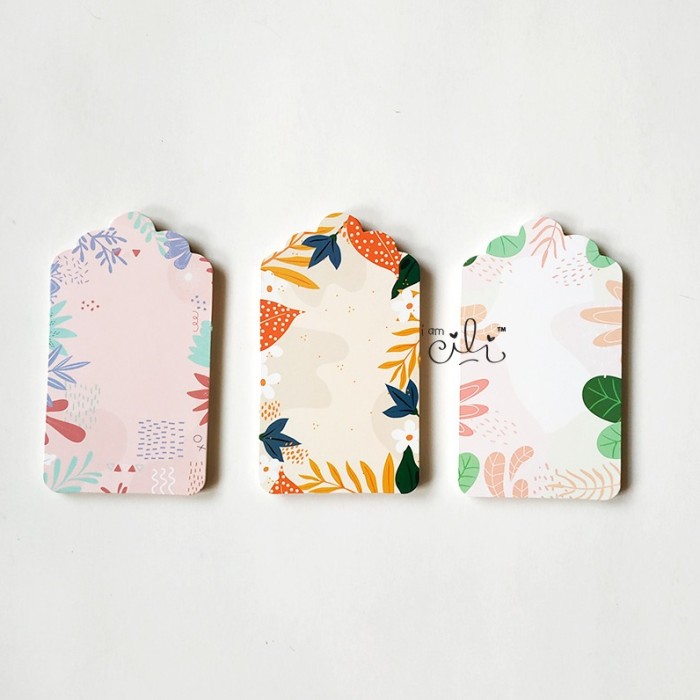 

(HT-BLANK022) tag blank tulis sendiri ucapan warna warni - GROSIR - PROMO - Bisa COD - TERLARIS -