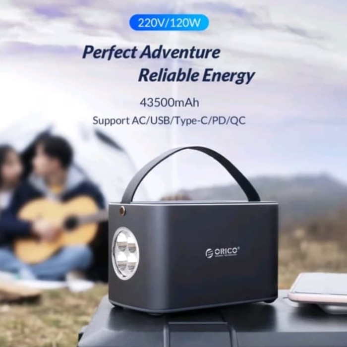ORi PROMO ORICO portable Power station PA120 1A4U 120W 120 watt 43500mAh garansi resmi 1 tahun