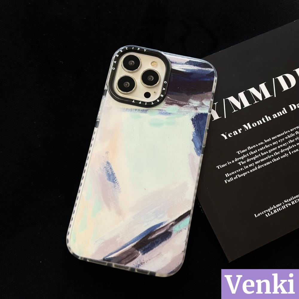 Casing Silikon Iphone 13 Pro Max 12 Pro Max 11 Pro Max Xr Xs Max 7 11 Pro Max Motif Lukisan Cat Air