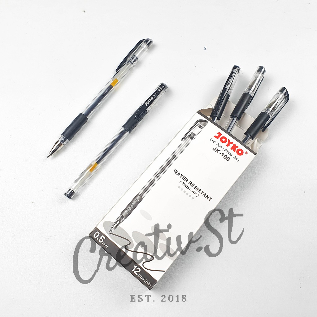 

JOYKO Jk-100 Gel Pen Pulpen Pena JOYKO 0.5 Mm