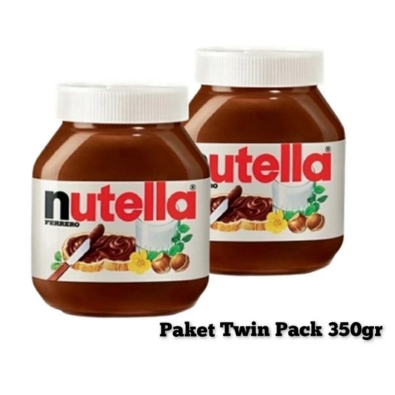 

Nuttela Chocolate Hazelnut Spread Selai Coklat 350Gr Paket Twinpack