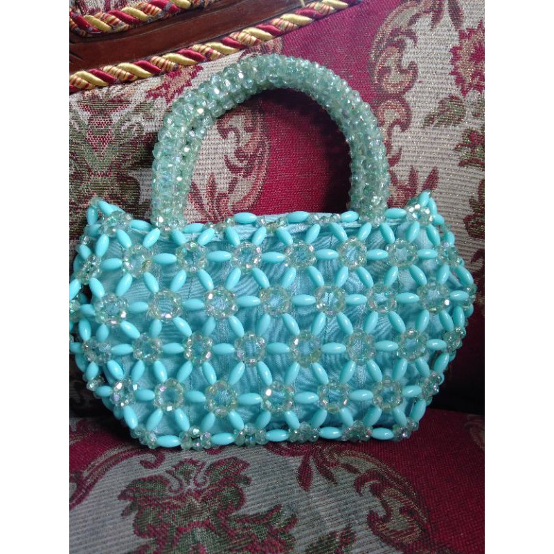Preloved tas manik/ tas kerajinan tangan