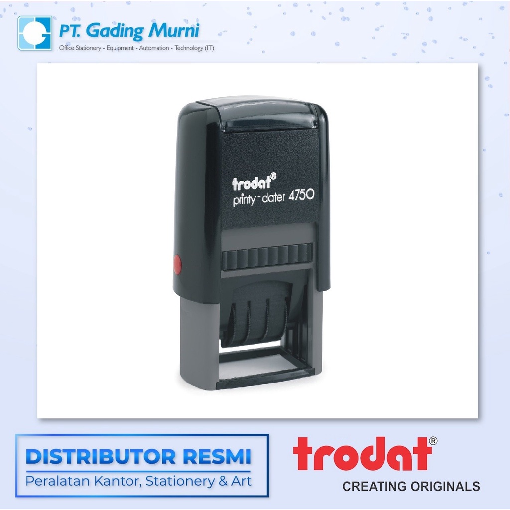 

TRODAT STEMPEL PRINTY 4750 1 WARNA