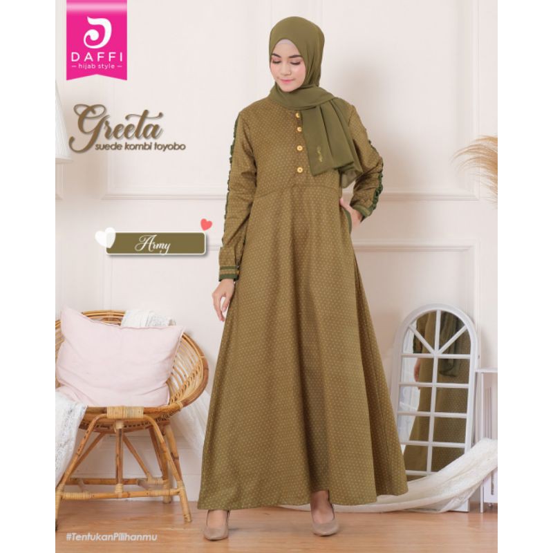 GAMIS POLKADOT ORI DAFFI GREETA