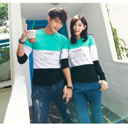 SWEATER COUPLE PASANGAN PAKAIAN KAPEL KAPELAN PACAR KEKINIAN TERBARU NAME
